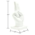 thumbnail image 4 of Adam & Friends Peace Sign Sculpture, 4 of 4
