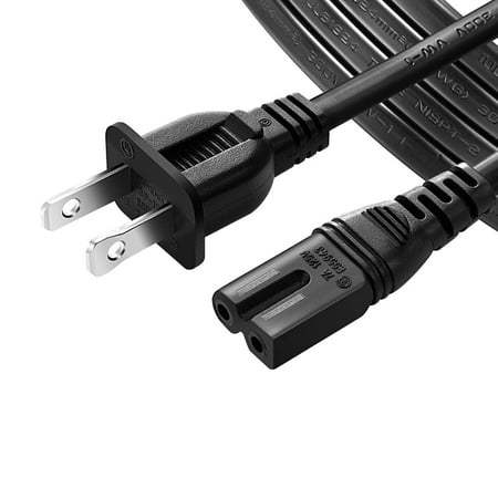 12 ft Extra Long Polarized AC Power Cord Figure 8 For Sony Samsung Vizio Emerson TV