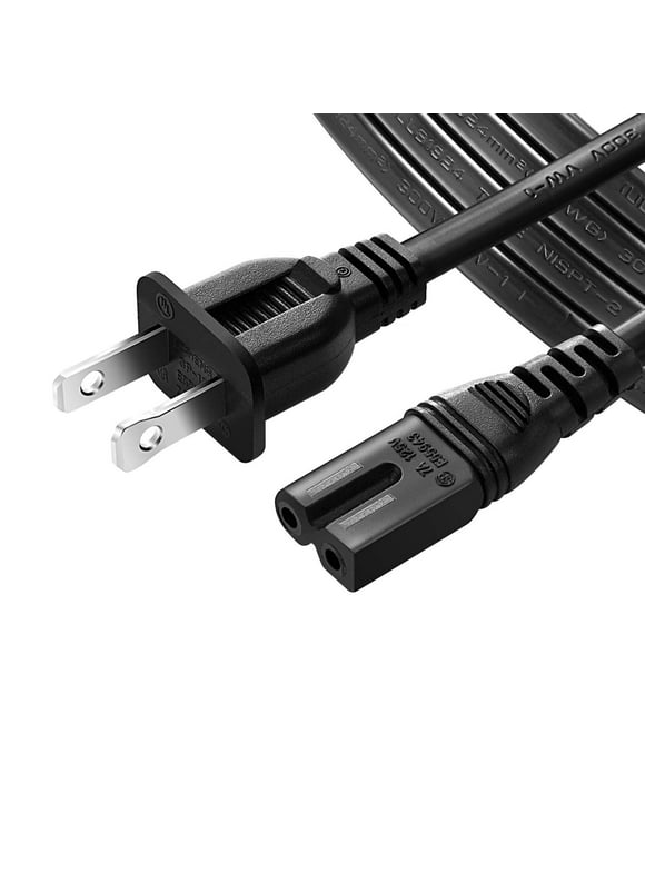 Extra Long 12Feet 12Ft 2 Prong Polarized Power Cord for Vizio LED TV E-M-Series
