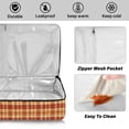 thumbnail image 4 of Iauyy Casserole Carrier for Hot Food Insulated Casserole Travel Carry Bag with Lid Food Warmer Bag for Party/Picnic,Vintage Red and Yellow, 4 of 7