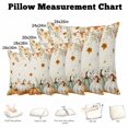 thumbnail image 5 of Throw Pillow Covers, Orange Green Pumpkins Fall Decorative Throw Pillow Covers 20x20 Inch, Thanksgiving Maple Leaf Retro Square Linen Pillow Cases for Couch/Living Room/Sofa, 5 of 9