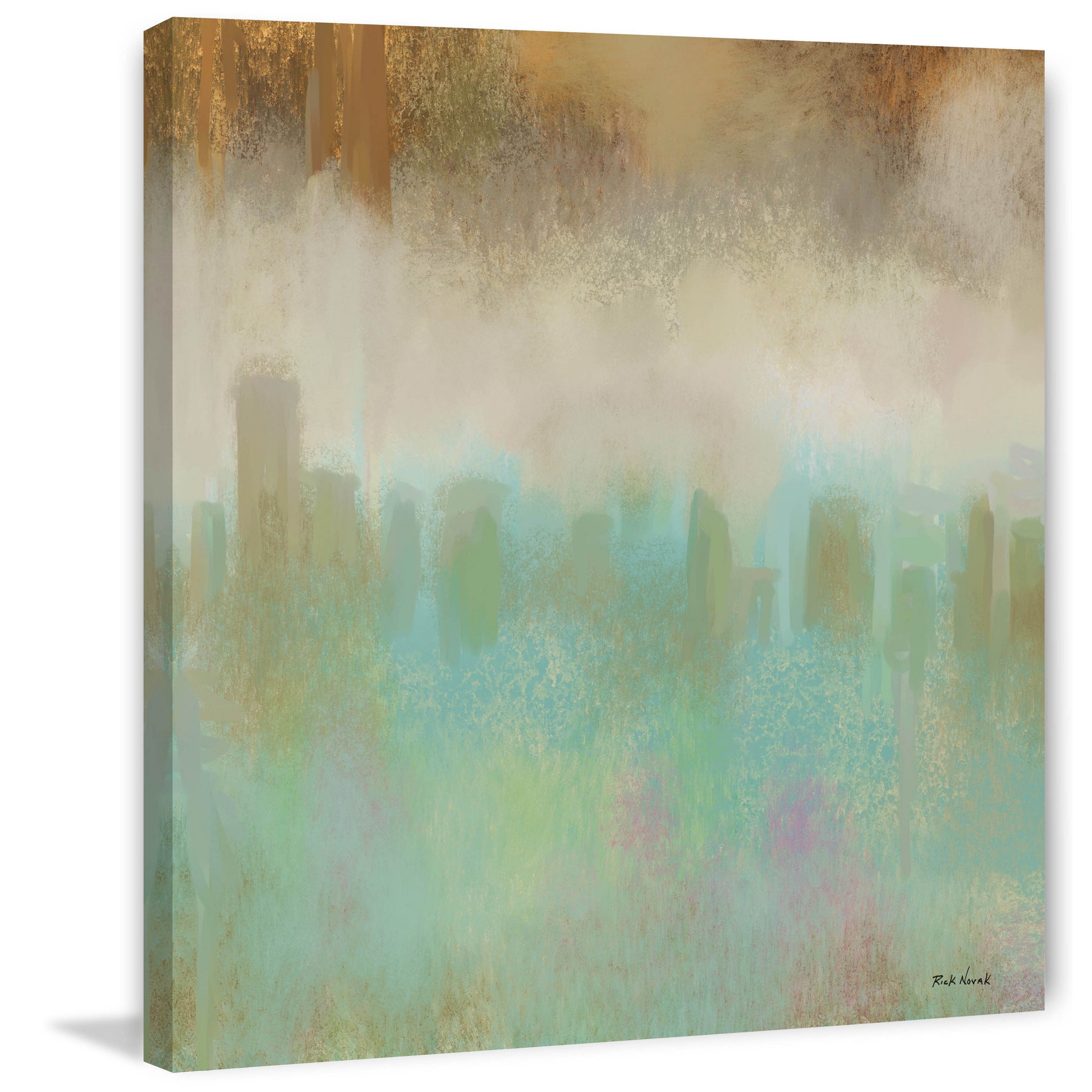Marmont Hill "City Mood" by Rick Novak Painting Print on Wrapped Canvas