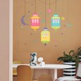 thumbnail image 2 of Adhesivos de pared de PVC con forma de luna y estrellas de colores, 30 x 30 cm, 2 of 4