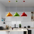 thumbnail image 2 of Colorful Ceiling Pendant Light Fixture, Modern Farmhouse Hanging Lamp, Minimalism Metal Pendant Lighting, Creative Chandelier for Over Kitchen Sink Island Dining Room Entryway, 2 of 7