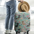 thumbnail image 2 of Dachshund and Flower Luggage Cover Fashion Suitcase Cover Baggage Covers Fit 25-28 Inch Luggage (Go Travel), 2 of 4