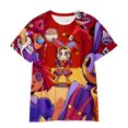 thumbnail image 1 of Magic Numbers Circus Short Sleeve, Cartoon Animation 3D Printing Breathable Loose T-shirt-Youyoupin, 1 of 4