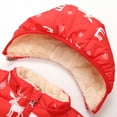thumbnail image 5 of Toddler Baby Boy Girl Christmas Elk Winter Down Coat 2-6T Kids Fleece Hooded Puffer Jacket, 5 of 10