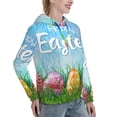 thumbnail image 6 of Cauagu Happy Easter for Women's Hooded Sweatshirts Pullover Hoodie for Women Fall Workout Sweat Long Sleeve Preppy Sweatshirts-X-Large, 6 of 7