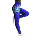 thumbnail image 1 of Mujer mariposa estampado estiramiento yoga yoga fitness correr gimnasio deportes pantalones activos Pompotops  ulkah943945, 1 of 8