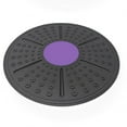 thumbnail image 4 of Wobble Balance Board Exercise Balance Stability Trainer For Workout Core Trainer Black Purple Fangkenuo, 4 of 9