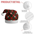 thumbnail image 4 of Kowoue Christmas With Character Pattern Santa Hat Christmas Hats for Adults, Holiday Unisex Velvet Comfort Xmas Hat for Women Men, 4 of 6