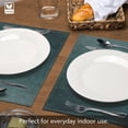thumbnail image 4 of CounterArt Turquoise Faux Leather Placemat Infused with Copper 4 Pack, 4 of 6