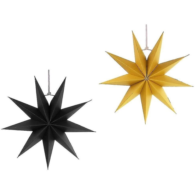 Estrellas Plegables, Juego De Estrellas De Papel De Pascua Para árbol De Navidad Árbol De Navidad,11 Feliz Sencillez