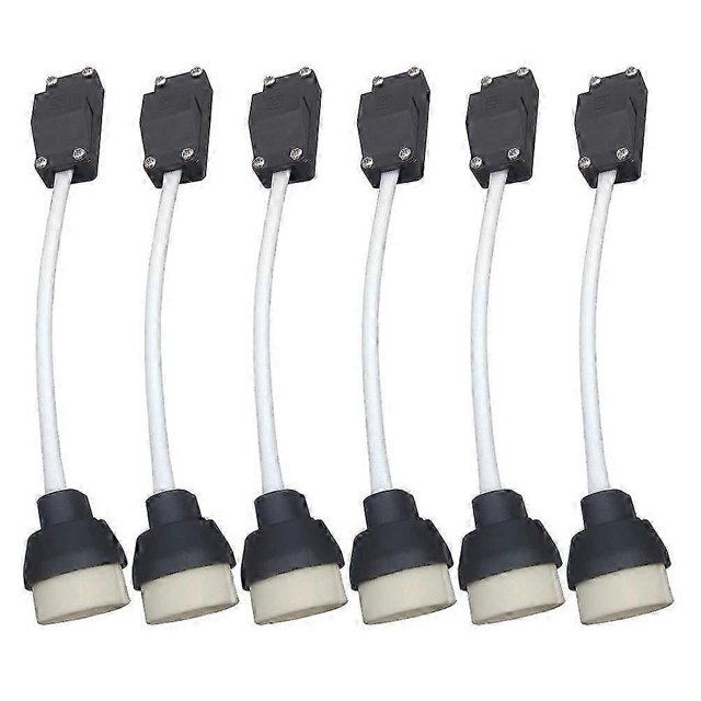 GU10 Lamp Holder, Bulb Socket Connector, Adapter for LED and Halogen, Ceramic Base and Terminal Block