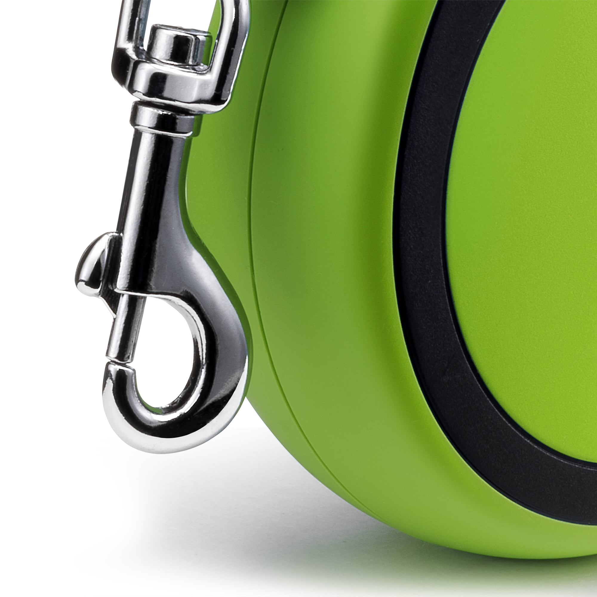 Flexi New Comfort Tape Retractable Dog Leash, 16 ft, Small,  Green. For Dogs up to 33 lbs.