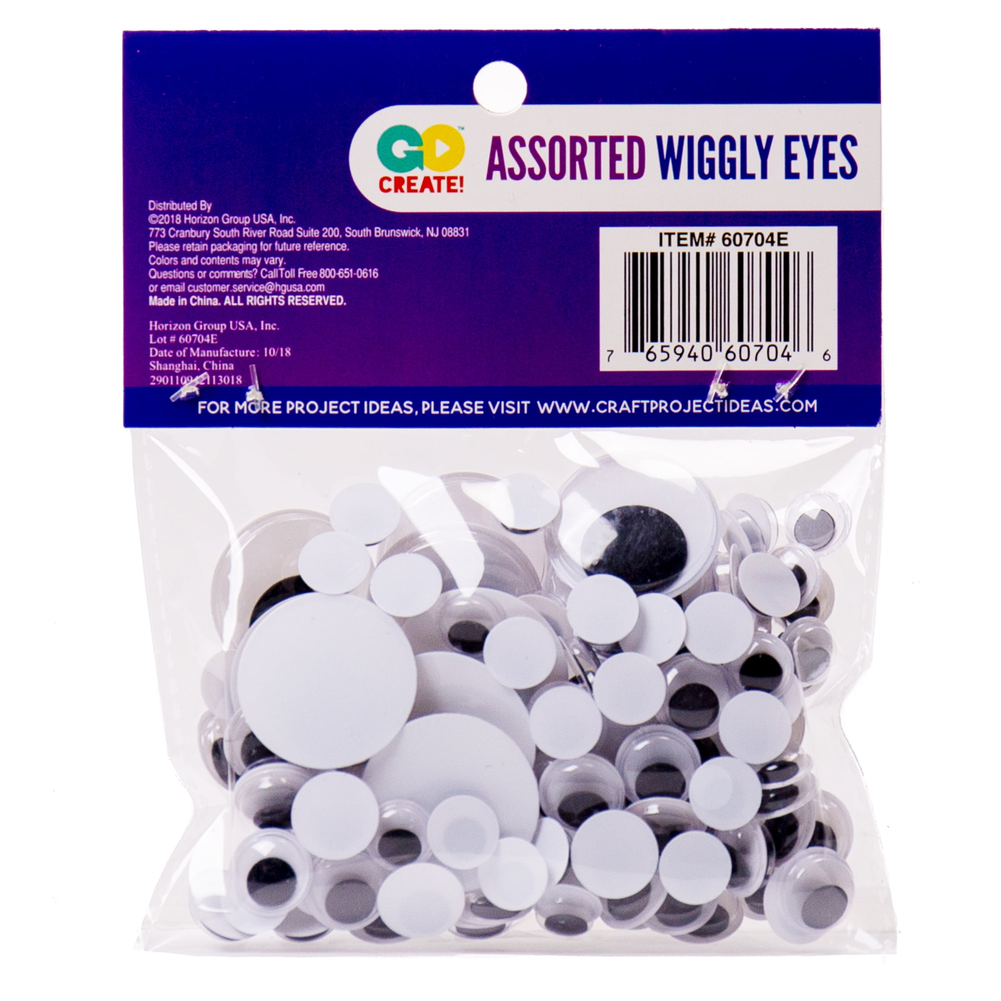 EconoCrafts: Assorted Colored Googly Eyes