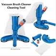 thumbnail image 2 of JUNWELL Pool Vacuum for Above Ground Pools  Mini Portable Vacuum Cleaner Pool Cleaning Accessories with Mesh Bags for Ponds, 2 of 9