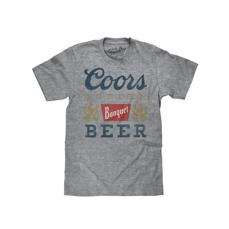 Lager Beer T-shirt - Tee Luv Coors Banquet Beer T-Shirt - Retro Coors Beer Shirt