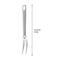 thumbnail image 2 of Comefolife Two Pronged Stainless Steel Fork - 9.3" Serving Fork Large for Meat Carving Fork Heavy Duty Two Prong Fork Tines Meat Fork - Big Forks for Cooking (1pcs), 2 of 7