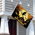 thumbnail image 4 of 3x5 Feet Halloween Garden Flag with Scary Pumpkin Face, Outdoor Indoor Decoration for Yard Porch, Seasonal Banner for Fall Holiday - Black, 4 of 5