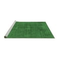 thumbnail image 2 of Ahgly Company Machine Washable Indoor Rectangle Oriental Emerald Green Industrial Area Rugs, 3' x 5', 2 of 4