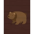 thumbnail image 2 of Robinson, Tamara 20x24 White Modern Wood Framed Museum Art Print Titled - Woodland Bear, 2 of 4