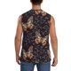 thumbnail image 4 of Balery Butterfly1 Camisetas sin mangas para hombre, absorbe la humedad y protege contra el mal olor.-Medium, 4 of 7