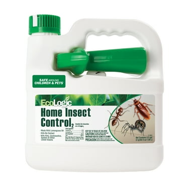 EcoLogic Home Insect Control Ready-to-Use Spray, Kills Ants, Cockroaches and Spiders, 64 Ounce