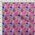 thumbnail image 4 of oneOone Polyester Spandex Fuschia Pink Fabric Kawai Craft Projects Decor Fabric Printed By The Yard 56 Inch Wide-6Z, 4 of 5