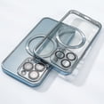 thumbnail image 1 of Funda magnética Magsafe compatible con iPhone 14 Pro Max/14 Pro/14 Plus/14, protector de lente de silicona transparente, 1 of 5