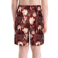 thumbnail image 3 of Cauagu African Women A Print Swim Trunks for Men,Youth Boys Swim Shorts Compression Liner Beach Shorts Boys' Swimming Shorts 7-20 Years Bathing Suit-Small, 3 of 7