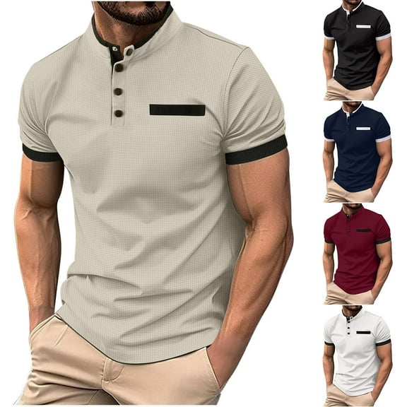 ZZwxWA Tops for Men Up to 65% Off Casual Breathable Cozy Style T-shirt Male Oversize V Neck Tshirts Elastic Printed Quick-Dry Tops Holiday Beach Work Out Shirts Plus Size Short Sleeve Tee