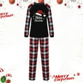 thumbnail image 2 of Odeerbi Christmas Pajamas for Family Holiday Plaid Long Sleeve Family Christmas Pajamas Matching Sets Mom Plaid Print Tops Pants Set Two-Piece Sleepwear Xmas Family Matching PJs Set, 2 of 5
