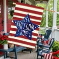 thumbnail image 6 of Independence Day Garden Flag Stars and Stripes Memorial Day Garden Flags Courtyard Terrace Outdoor Event Decoration Hanging Flag 4th Of July Home Yard Lawn Decorations 12.5x18.5 Inch, 6 of 7