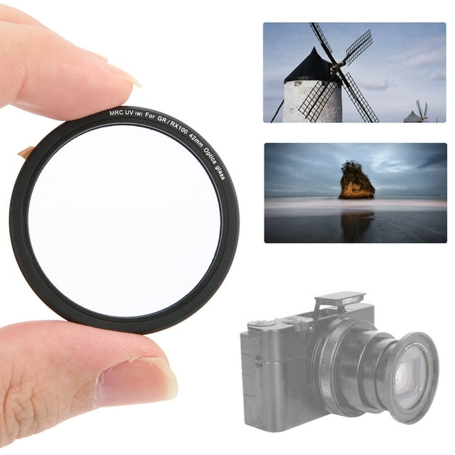 Filtro De Vidrio óptico Para Lente De Cámara, Filtro UV Protector Para Accesorio De Fotografía GR II/III