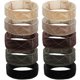 thumbnail image 1 of WILLBOND 10 Piezas Banda de Agarre de Peluca de Terciopelo Diadema de Pelucas de Terciopelo Flexible Diadema de Agarre Ajustable Antideslizante para Mujeres y Hombres, 1 of 5