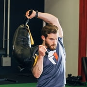Titan Fitness 35 LB Functional Training Swing Bag, PU Material Bulgarian Power Sand Bag, Multiple Grips for Squats, Lunges, Throws, And More