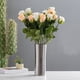 thumbnail image 5 of GOOHOCHY Jarrón de acero inoxidable con espejo para sala de estar, florero decorativo moderno para mesa de comedor, centro de mesa, floreros de metal para decoración del hogar., 5 of 8