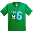 thumbnail image 3 of Inktastic I'm Six Sixth Birthday Soccer Youth T-Shirt, 3 of 5