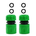 thumbnail image 4 of leaveforme 1/2 Inch Plastic Quick Connector Coupling Adapter Set for Garden Watering Hose, 4 of 8
