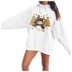 thumbnail image 1 of WILLBEST Sudaderas para Mujer, Estilo Otoño/Invierno, con Estampado de Muñeco de Nieve y Árbol de Navidad XX-Grande, 1 of 4
