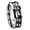 Black Concave, variant on Deer Hunting Tracks Concave Black Tungsten Men Ring 10MM
