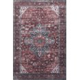 thumbnail image 2 of Adiva Rugs Machine Washable Area Rug for Living Room, Bedroom, Bathroom, Kitchen, Printed Persian Vintage Home Decor, Floor Decoration Carpet Mat (Terra, 3' x 5'), 2 of 5