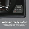 thumbnail image 5 of Proctor Silex Front Fill 12-Cup Programmable Drip Coffee Maker Machine with Glass Coffee Pot, Cafetera, Black, 5 of 9
