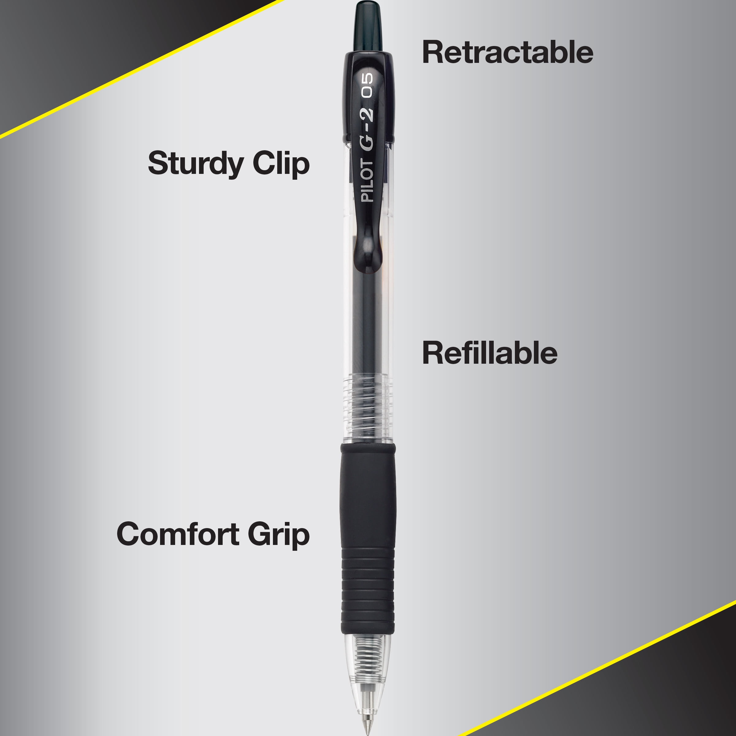 Pilot G2 Premium Retractable Gel Ink Rolling Ball Pens, Extra Fine