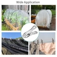 thumbnail image 2 of 20 PCS Garden Clips, Greenhouse Clamps Made of Stainless Steel for Netting, Have a Strong Grip to Hold Down the Shade Cloth or Plant Cover on Garden Hoops or Greenhouse Hoops, 2 of 9