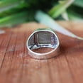 thumbnail image 4 of Labradorite Men's Ring, 925 Sterling Silver Ring, Rectangular Gemstone Ring, Statement Ring, Signet Ring, Boho Jewelry, Personalized Gift***, 4 of 10