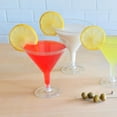 thumbnail image 3 of 12 Pack Plastic Cocktail Glasses, 8 Ounce Shatterproof Martini Cups, Reusable Cocktail Cups, 3 of 4