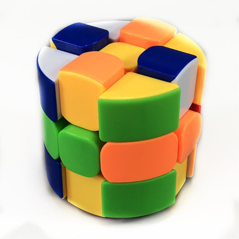LeFun 3x3x3 Carbon Fiber Sticker Upgraded version Magic Cube 5.7cm Puzzle Cube 