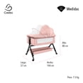 thumbnail image 3 of Cuna Moisés COKIBU para Bebé con Mosquitero Color Rosa, 3 of 7